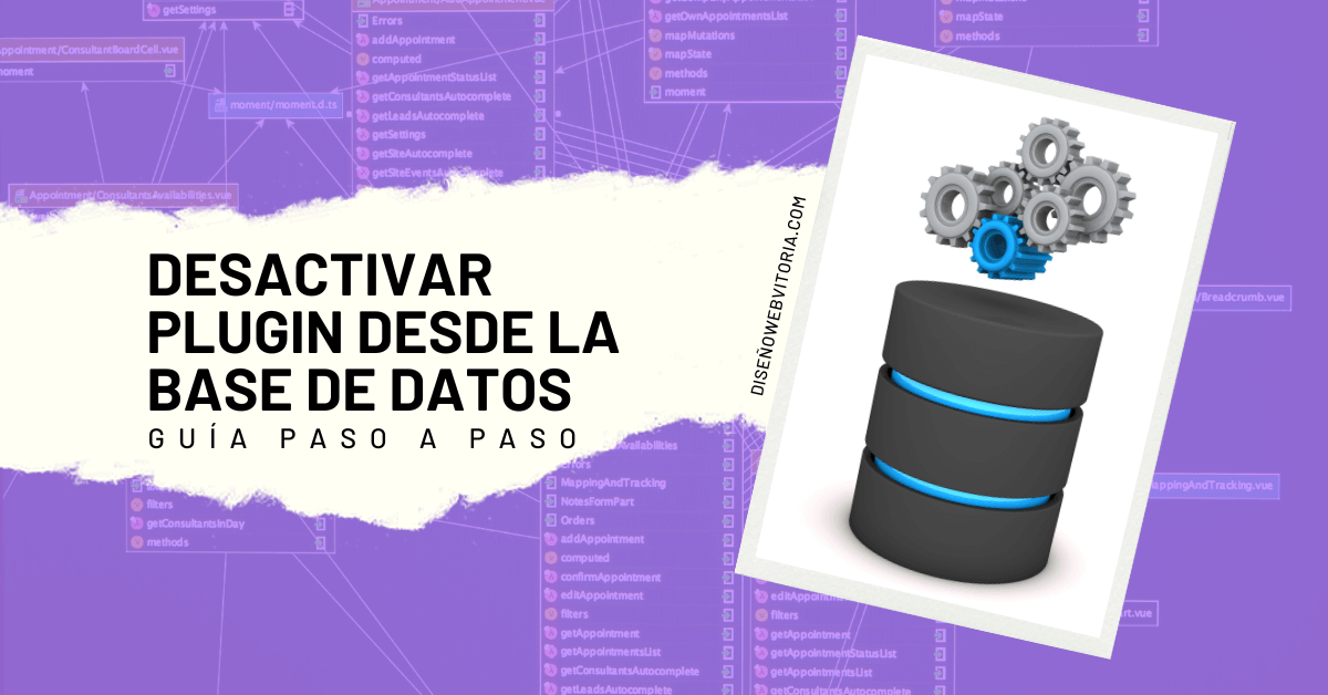 desactivar plugin wordpress base datos